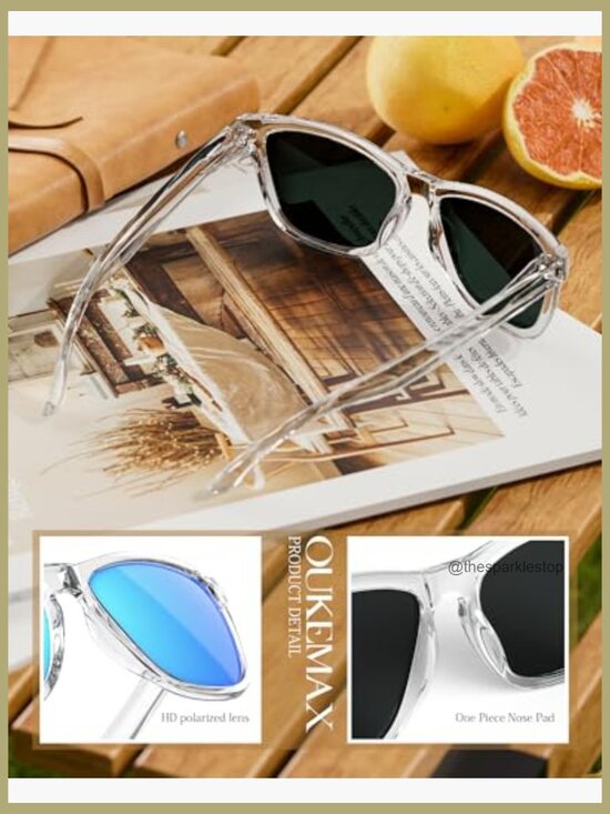 Polarized Square Sunglasses UV400 Protection Retro Unisex main image 5